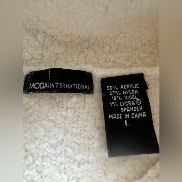 Women’s MODA International Turtleneck Tunic Sweater - Large - Picture 2 of 5